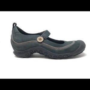 Merrell green Mary Jane ortholite size 8M